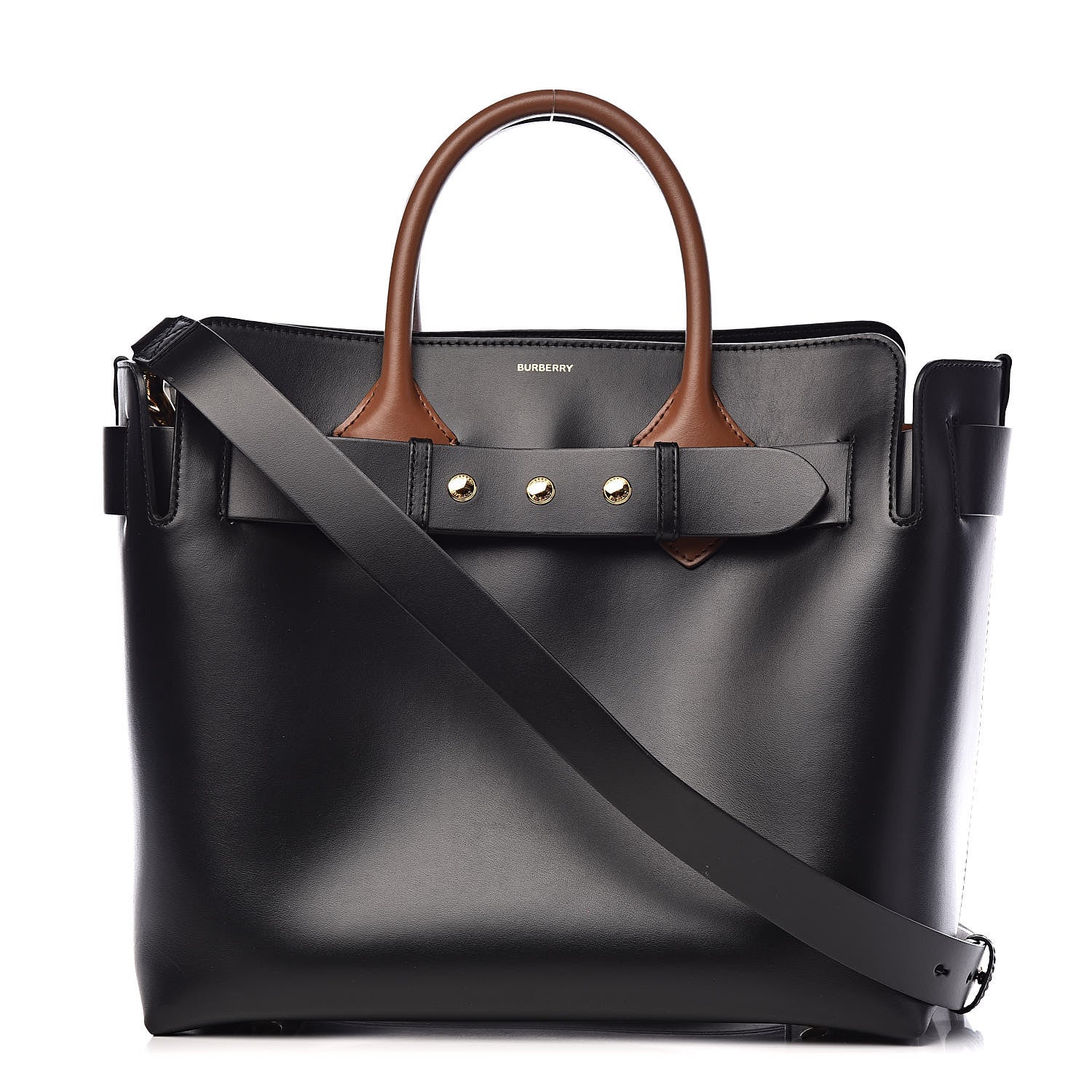 Burberry Calfskin Medium Belt Bag Black 1 of 10