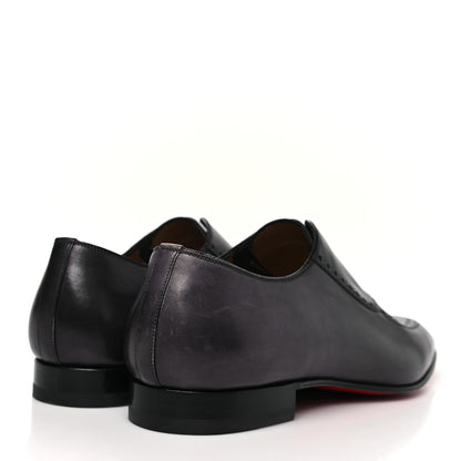 Christian Louboutin Calfskin Mens Lafitte On Flat Loafers 42 Black 4 of 9