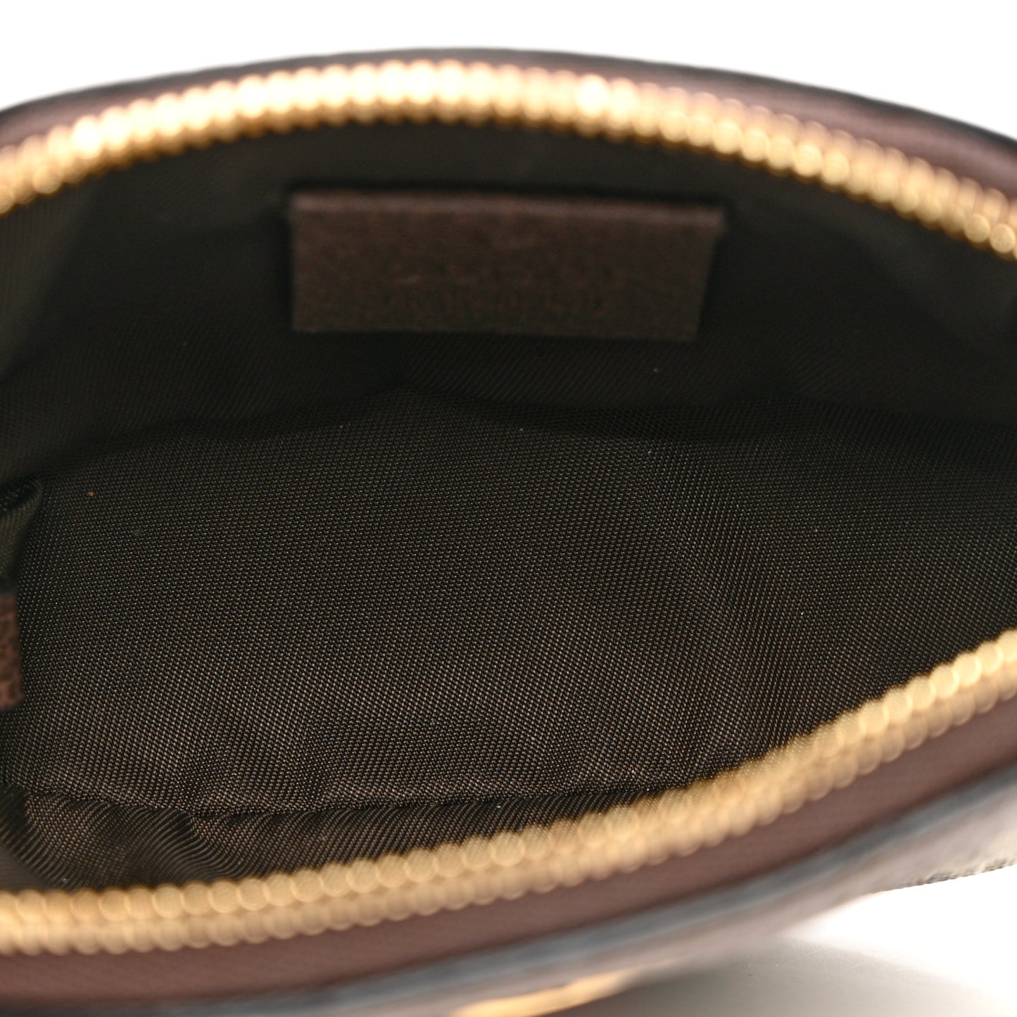 GG Supreme Monogram Web Ophidia Dome Key Pouch Beige New Acero