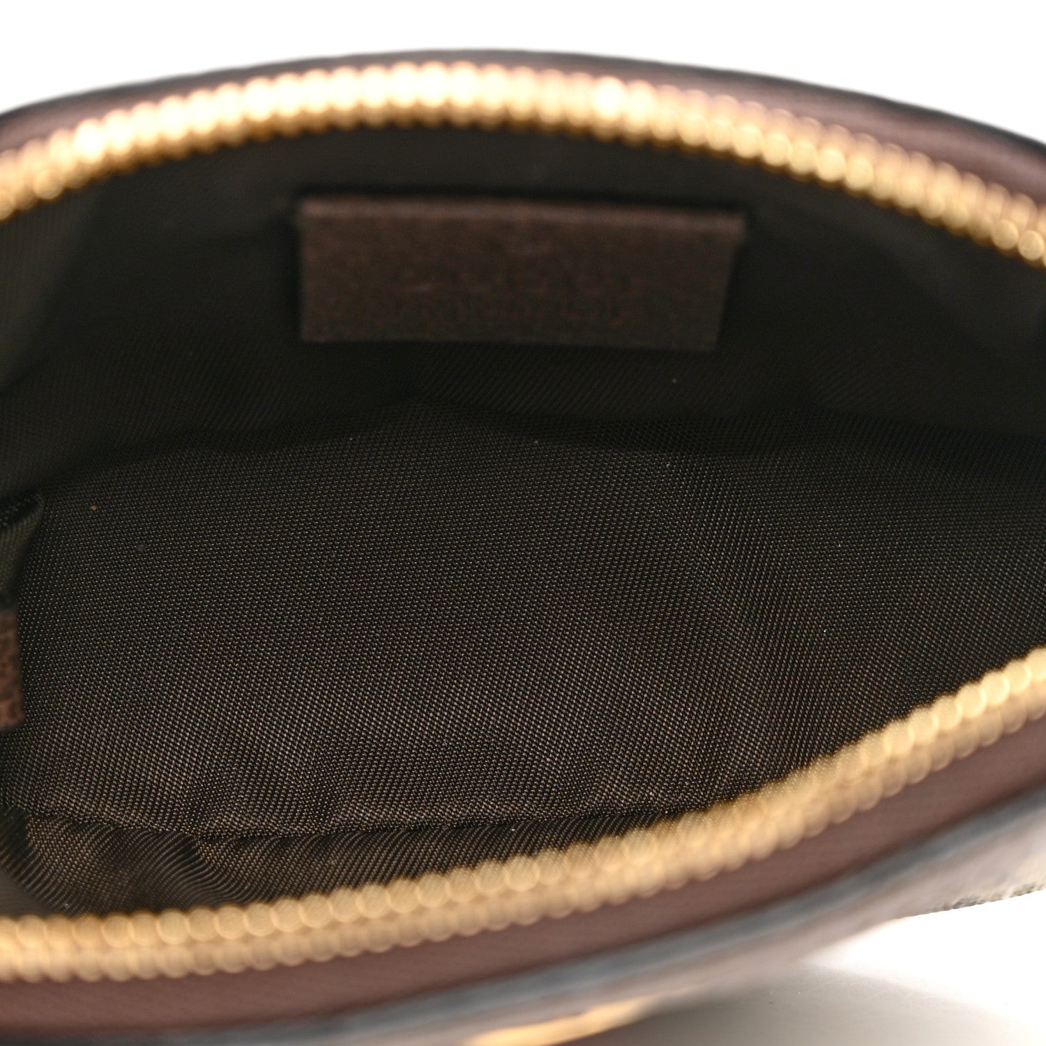 Gucci GG Supreme Monogram Web Ophidia Dome Key Pouch Beige New Acero 4 of 6
