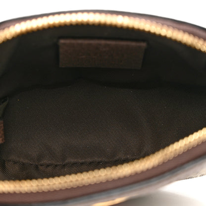 Gucci GG Supreme Monogram Web Ophidia Dome Key Pouch Beige New Acero 4 of 6