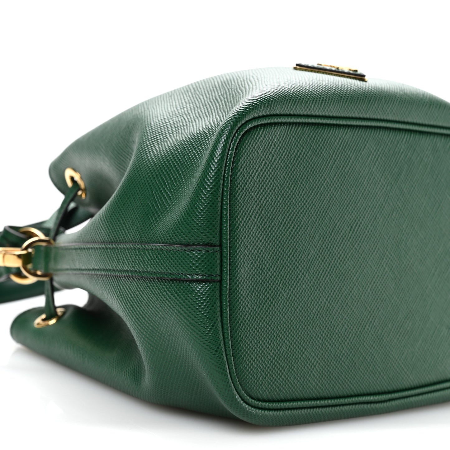 Saffiano Cuir Bucket Bag Biliardo