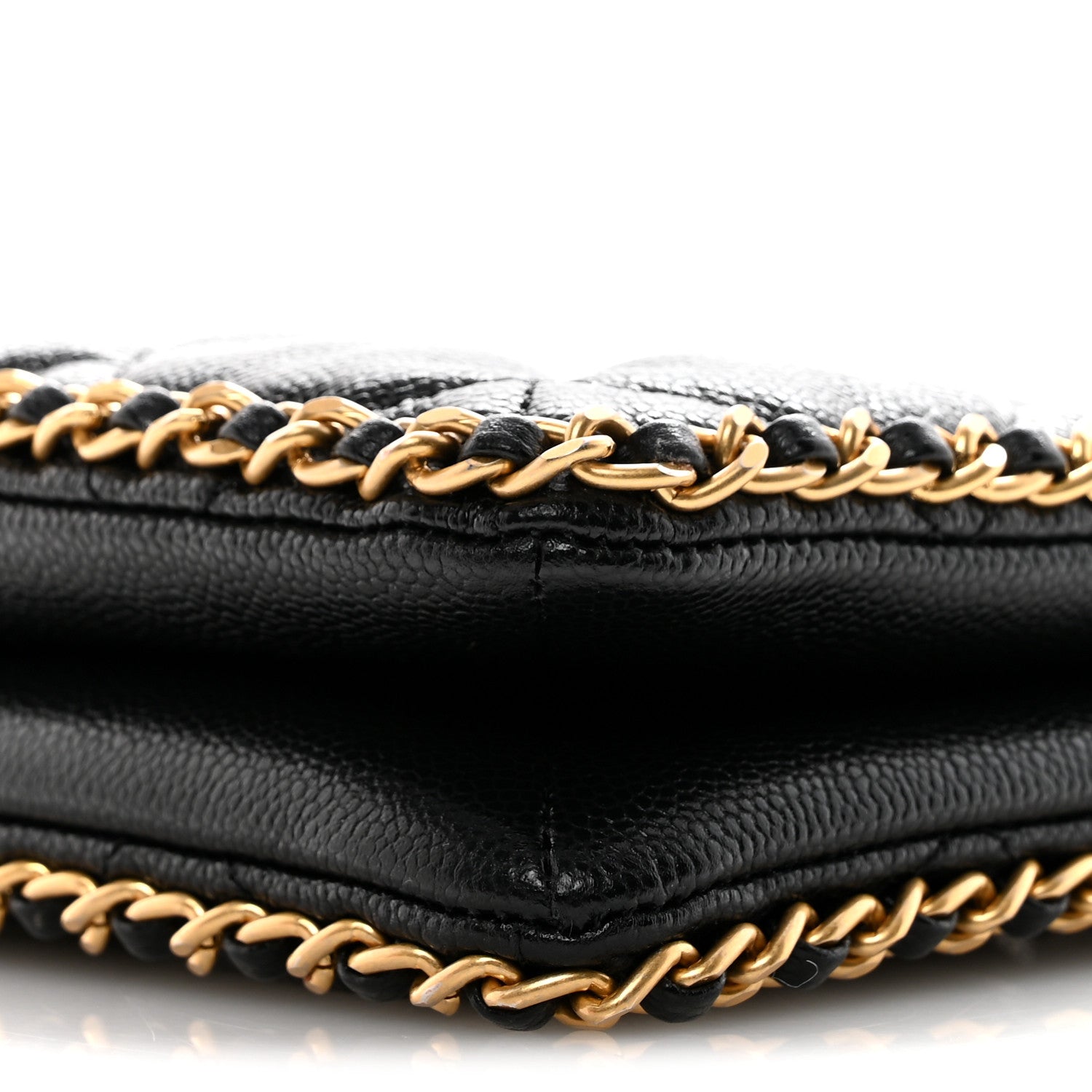 Chanel Caviar Quilted Mini Never Ending Chain Tote Black 10 of 11
