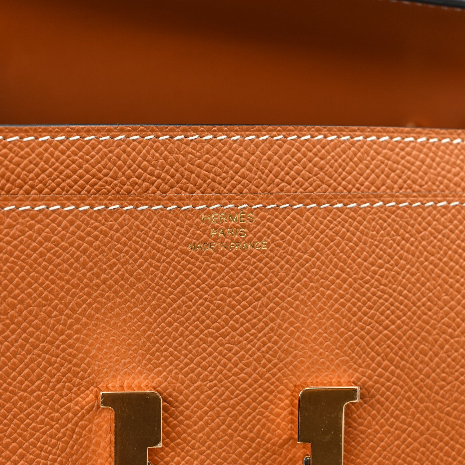 Hermes Epsom Constance Long Wallet To Go Gold 6 of 9