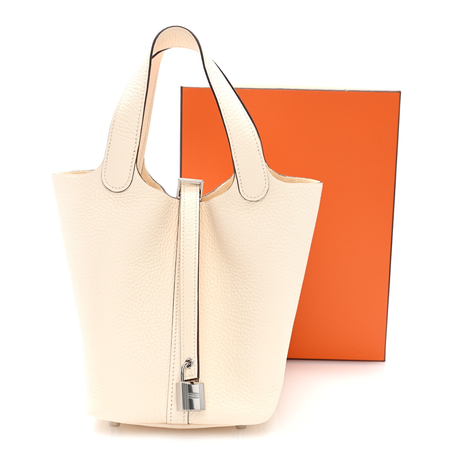 Hermes Taurillon Clemence Picotin Lock 18 PM Nata 11 of 11