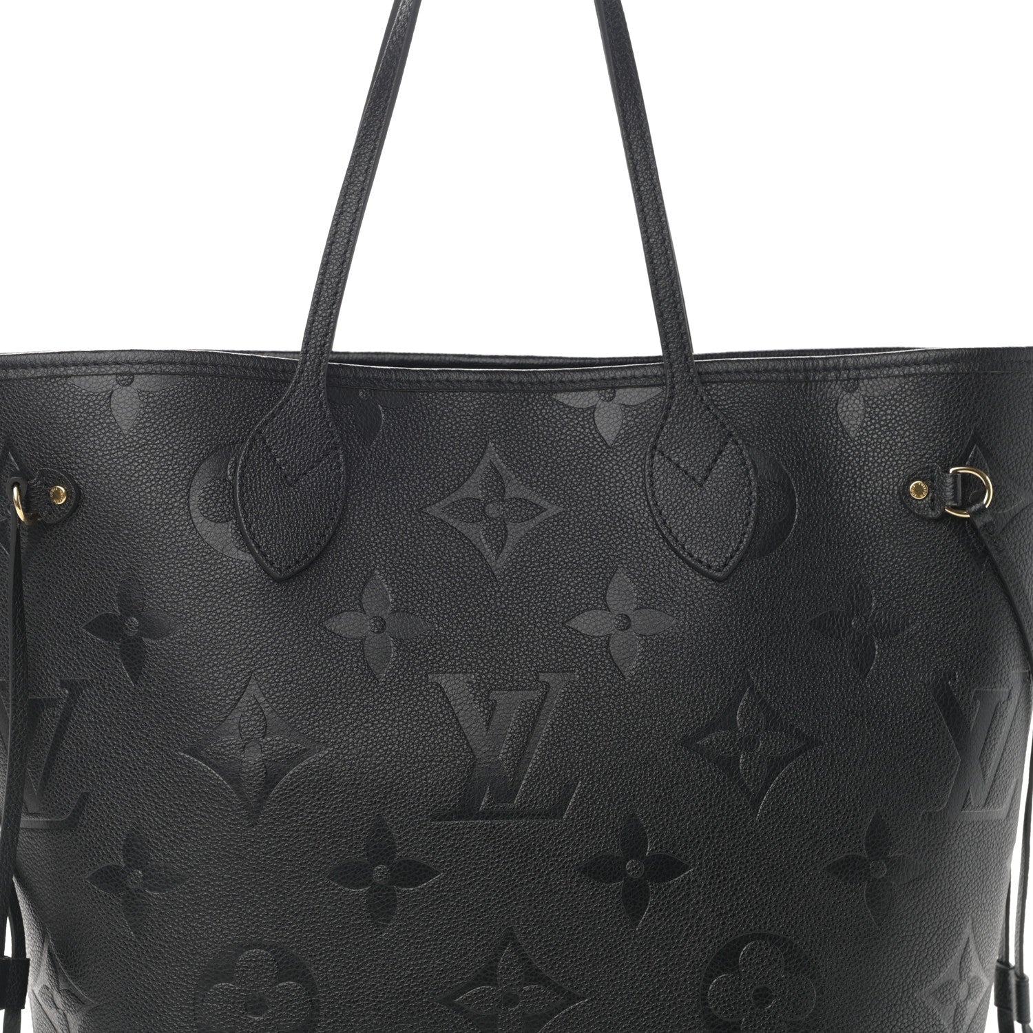 Louis Vuitton Empreinte Monogram Giant Neverfull MM Black 8 of 10