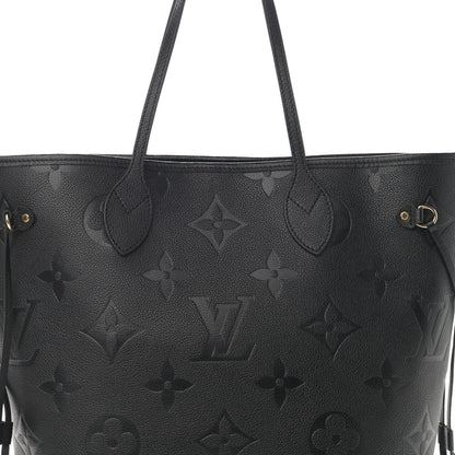 Louis Vuitton Empreinte Monogram Giant Neverfull MM Black 8 of 10