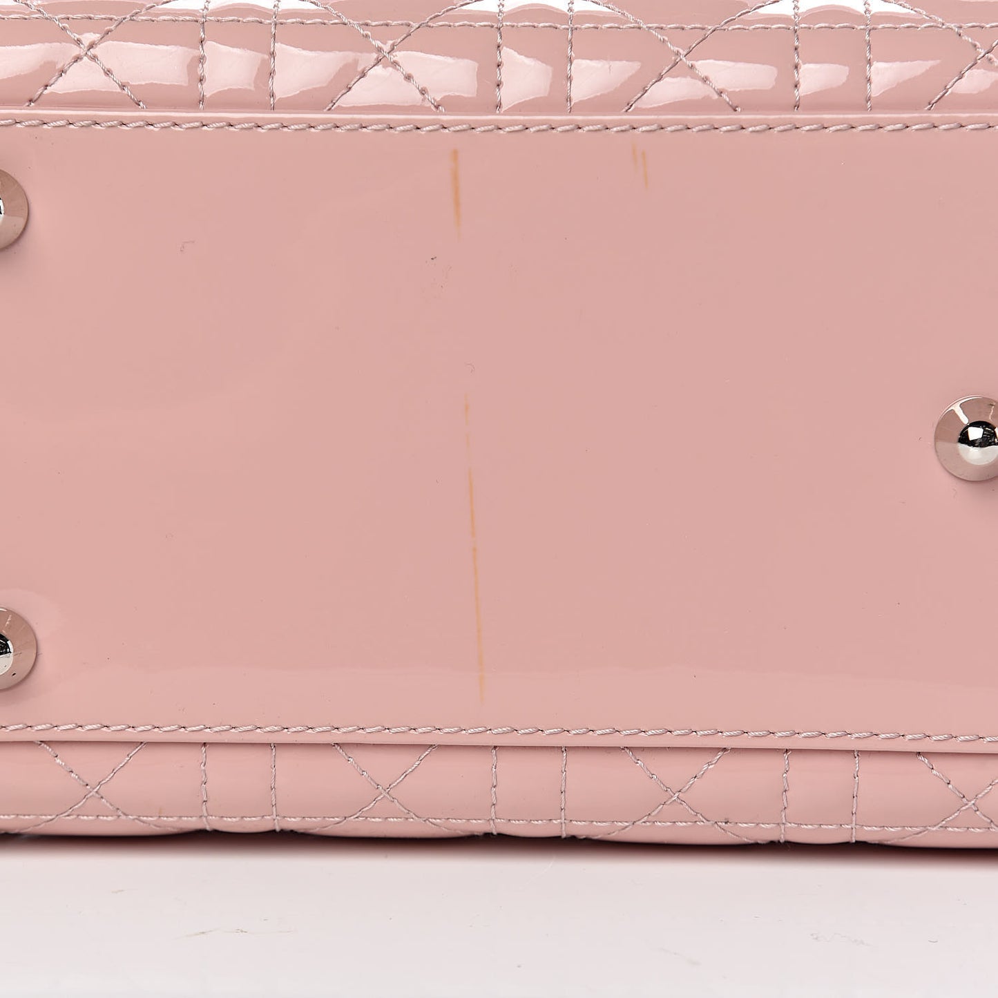 Patent Cannage Large Lady Dior Light Pink
