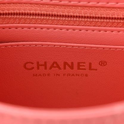Chanel Aged Calfskin Quilted 2.55 Reissue Mini Flap Coral 6 of 11