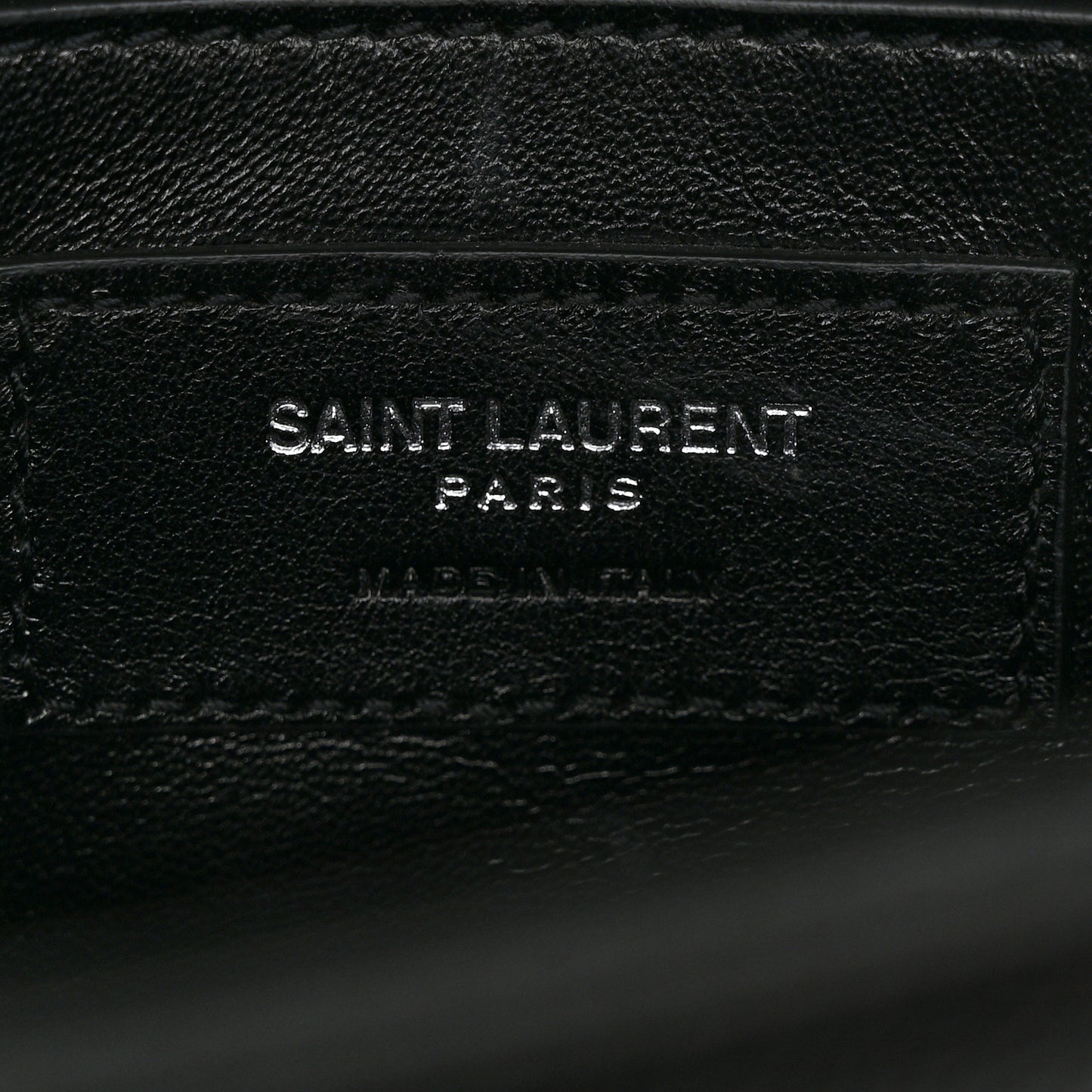 Grain De Poudre Medium Classic Monogram Monochrome Kate Satchel Black