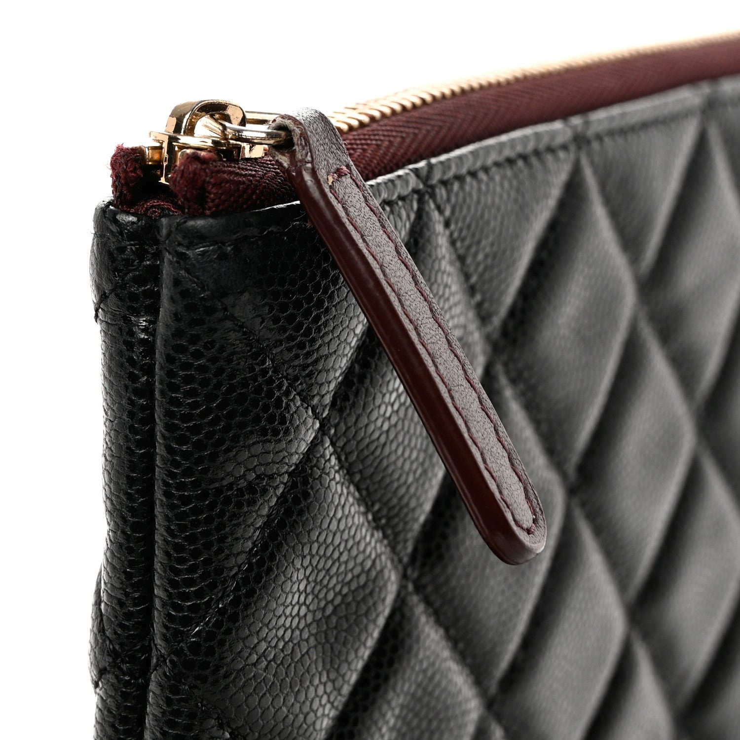 Chanel Caviar Quilted Medium Cosmetic Case Black 8 of 8