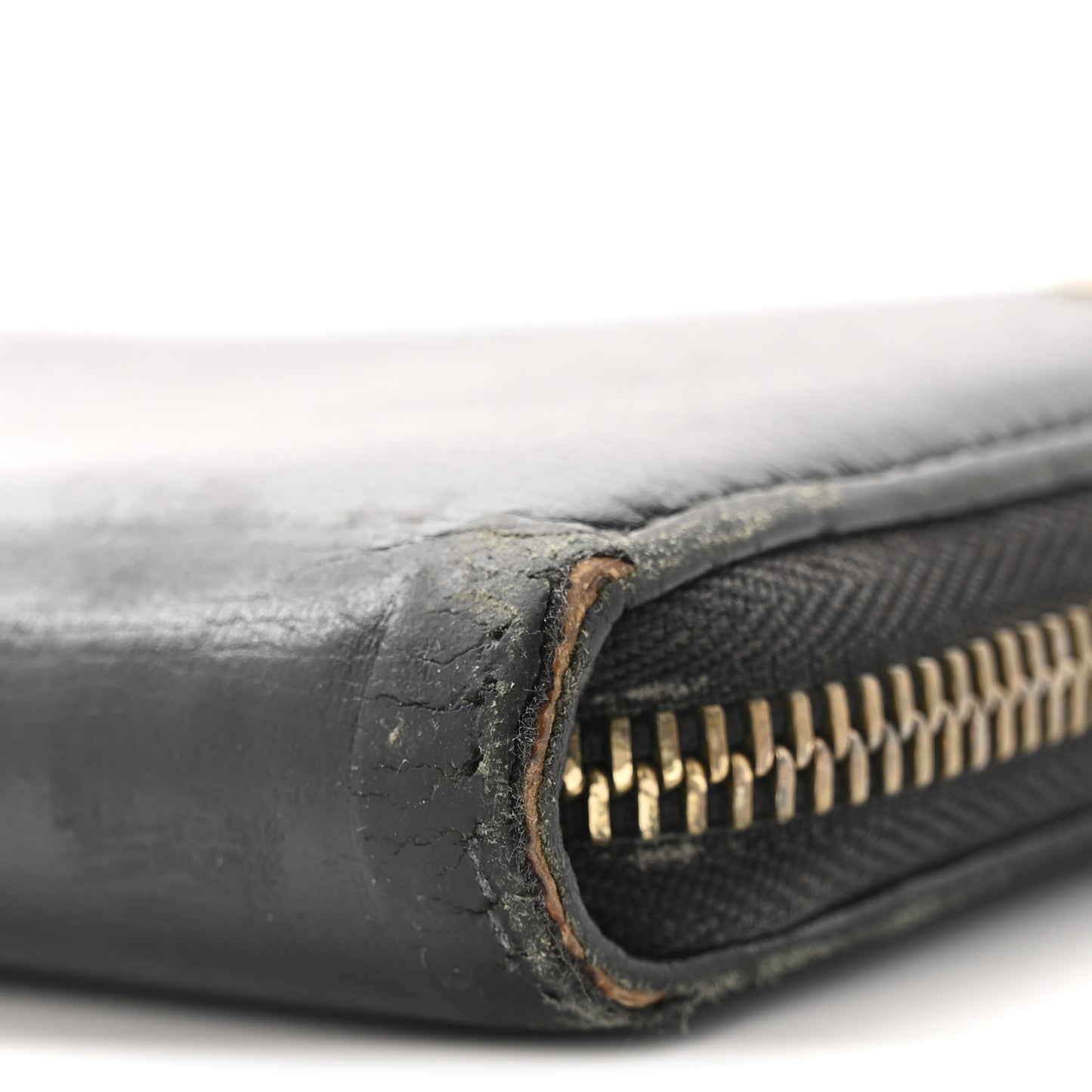 Calfskin GG Zip Around Wallet Black