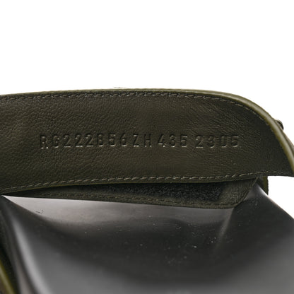 Hermes Suede Goatskin Mens Chypre Sandals 43.5 Vert Toundra 7 of 8