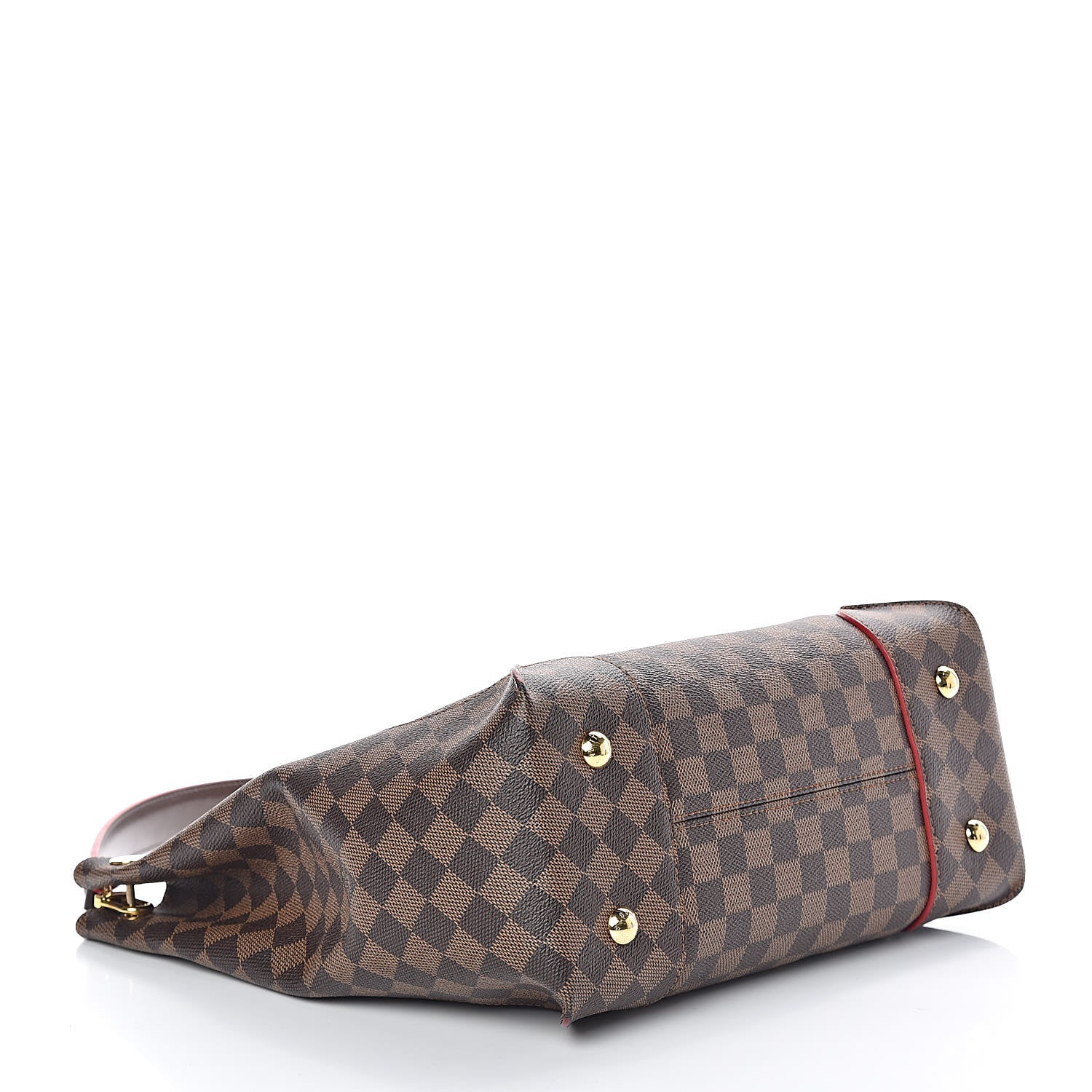 Louis Vuitton Damier Ebene Caissa Hobo Cherry 4 of 8