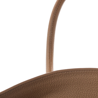 Saint Laurent Grained Calfskin Small Supple Sac De Jour Dark Beige 11 of 12