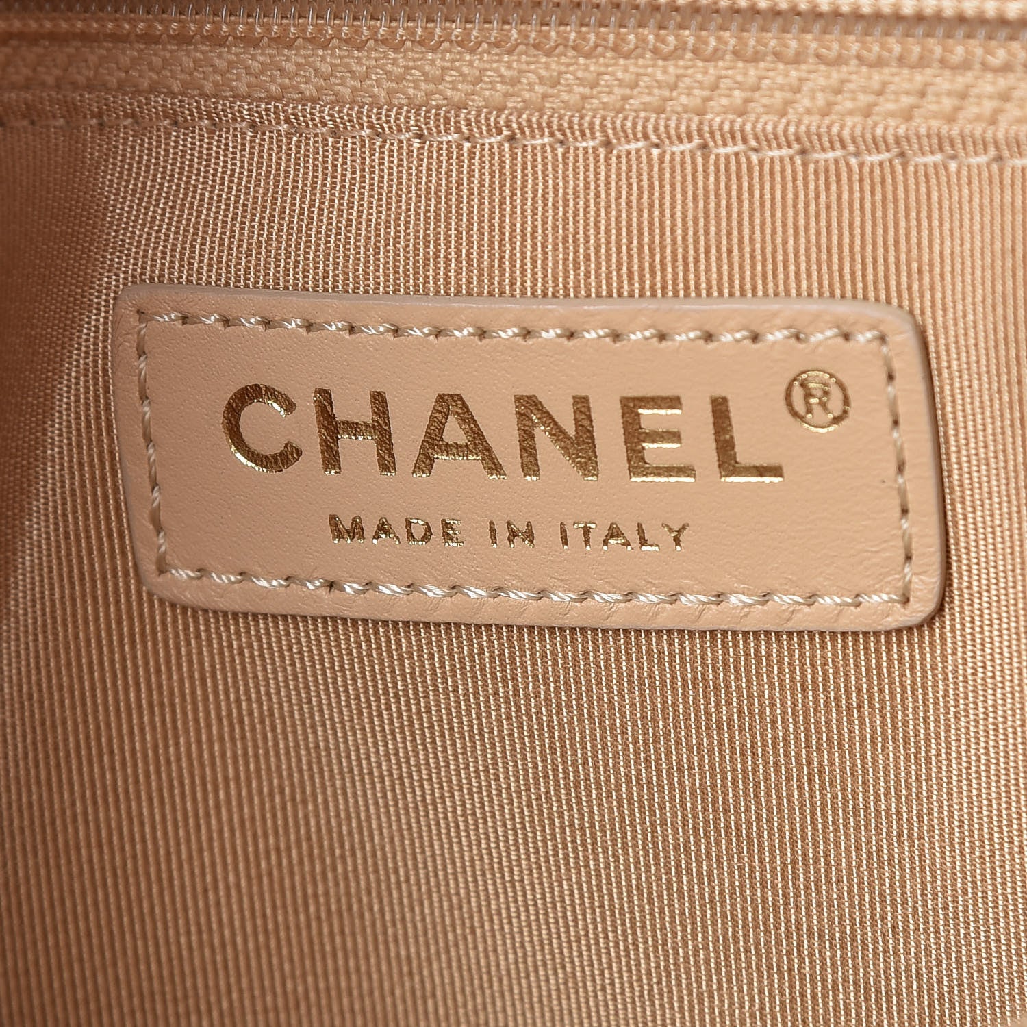 Chanel Caviar Quilted Large Classic Shopping Tote Light Beige 8 of 13