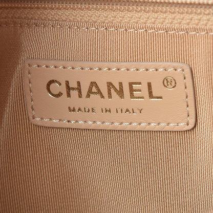 Chanel Caviar Quilted Large Classic Shopping Tote Light Beige 8 of 13