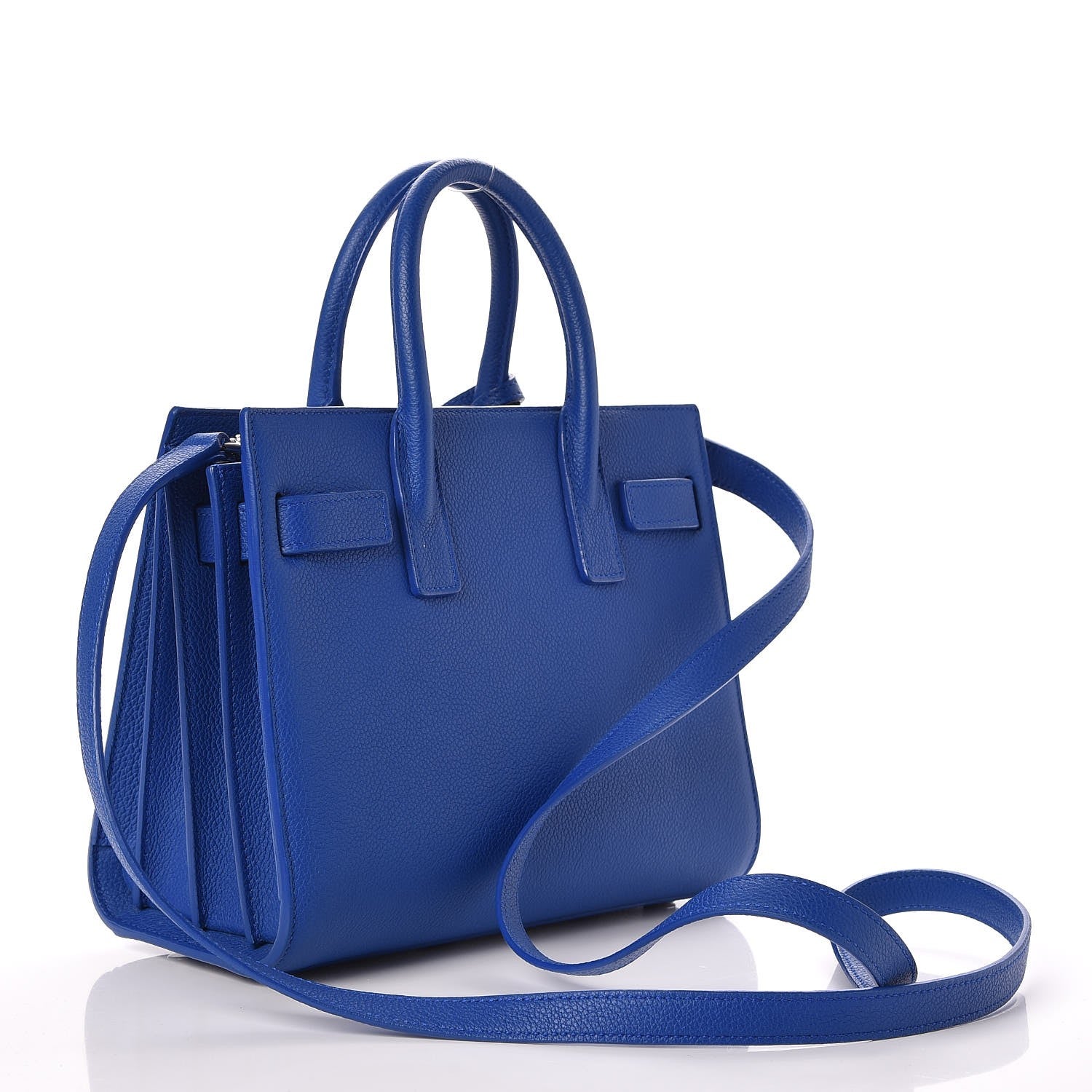Saint Laurent Calfskin Nano Sac De Jour Royal Blue 4 of 8