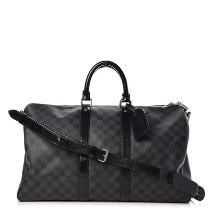 Louis Vuitton Damier Graphite Keepall Bandouliere 45 1 of 23