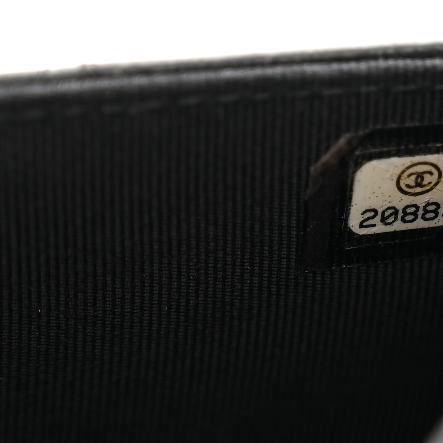 Lambskin Quilted Wallet On Chain WOC Black