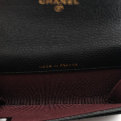 Chanel Caviar Quilted Flap Card Holder Black 5 of 9