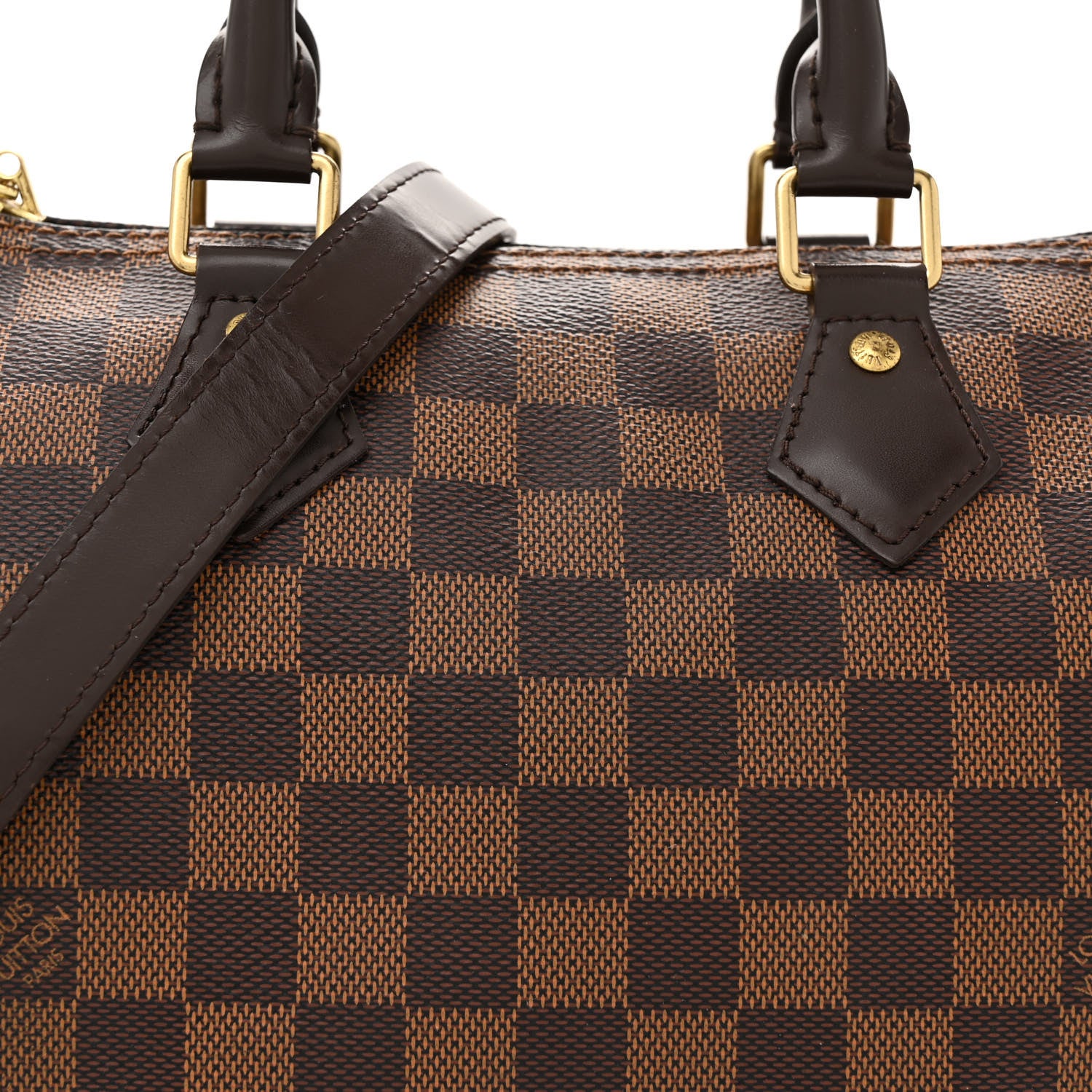 Louis Vuitton Damier Ebene Speedy Bandouliere 25 8 of 14