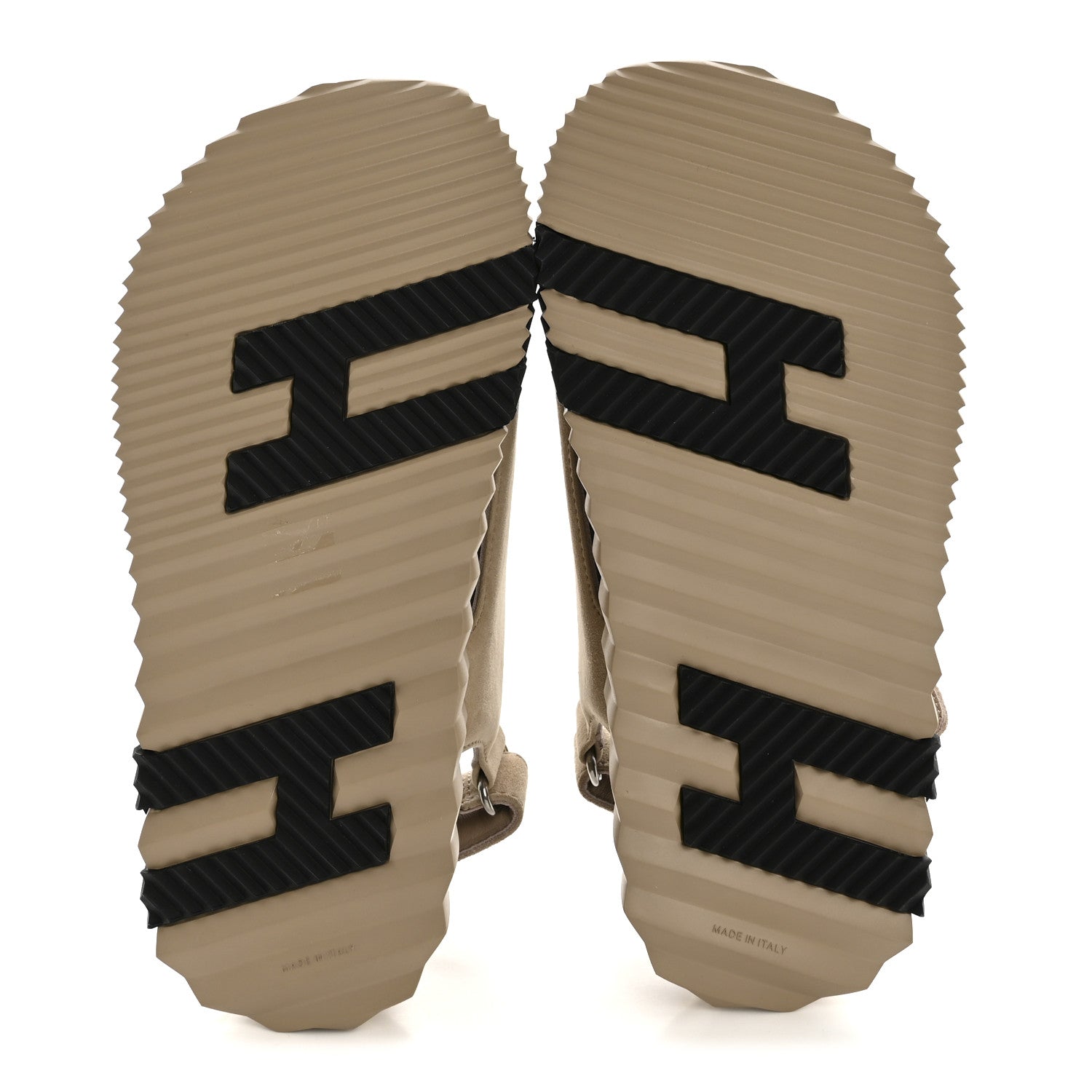 Hermes Suede Goatskin Junior Sandals 37.5 Beige Camel 1853607