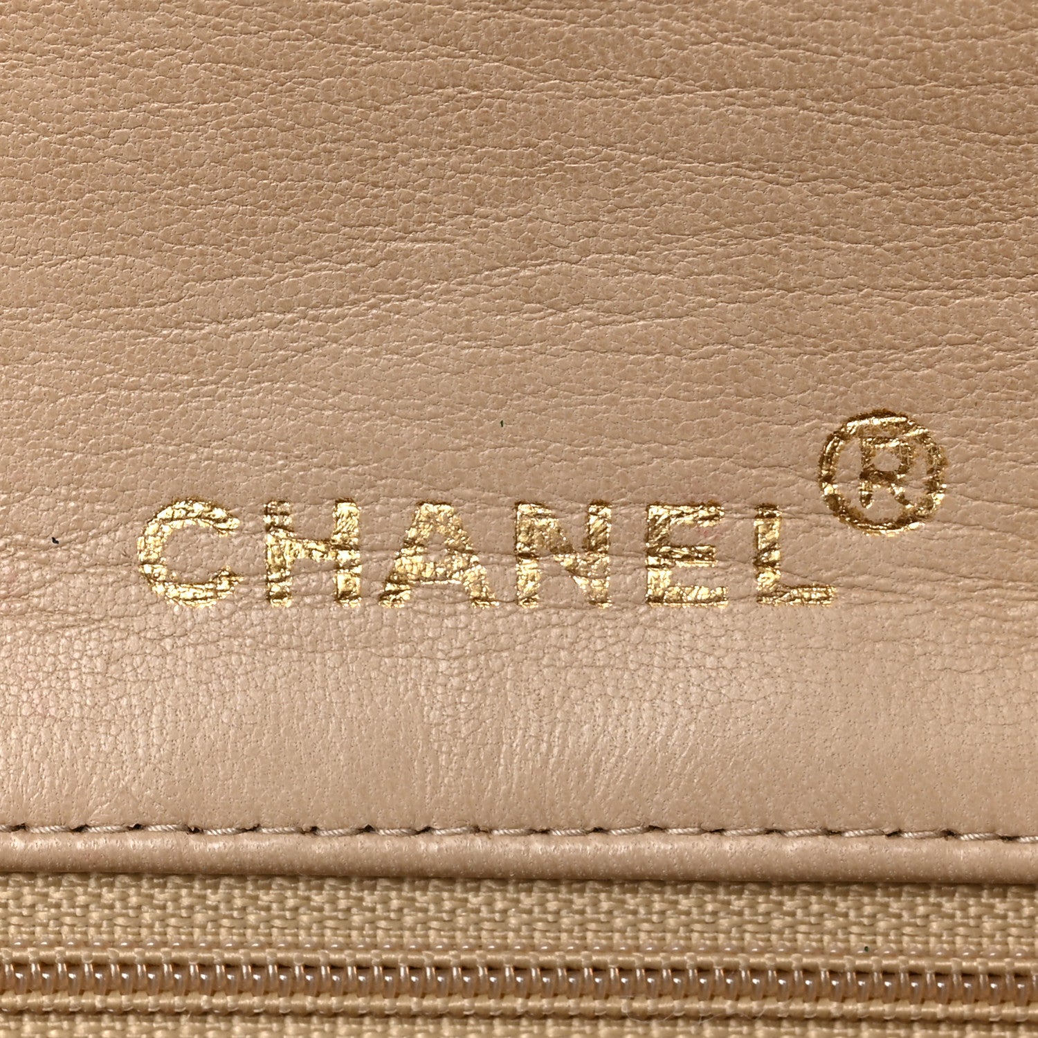 Chanel Lambskin Quilted Mini Square Flap Beige 6 of 10
