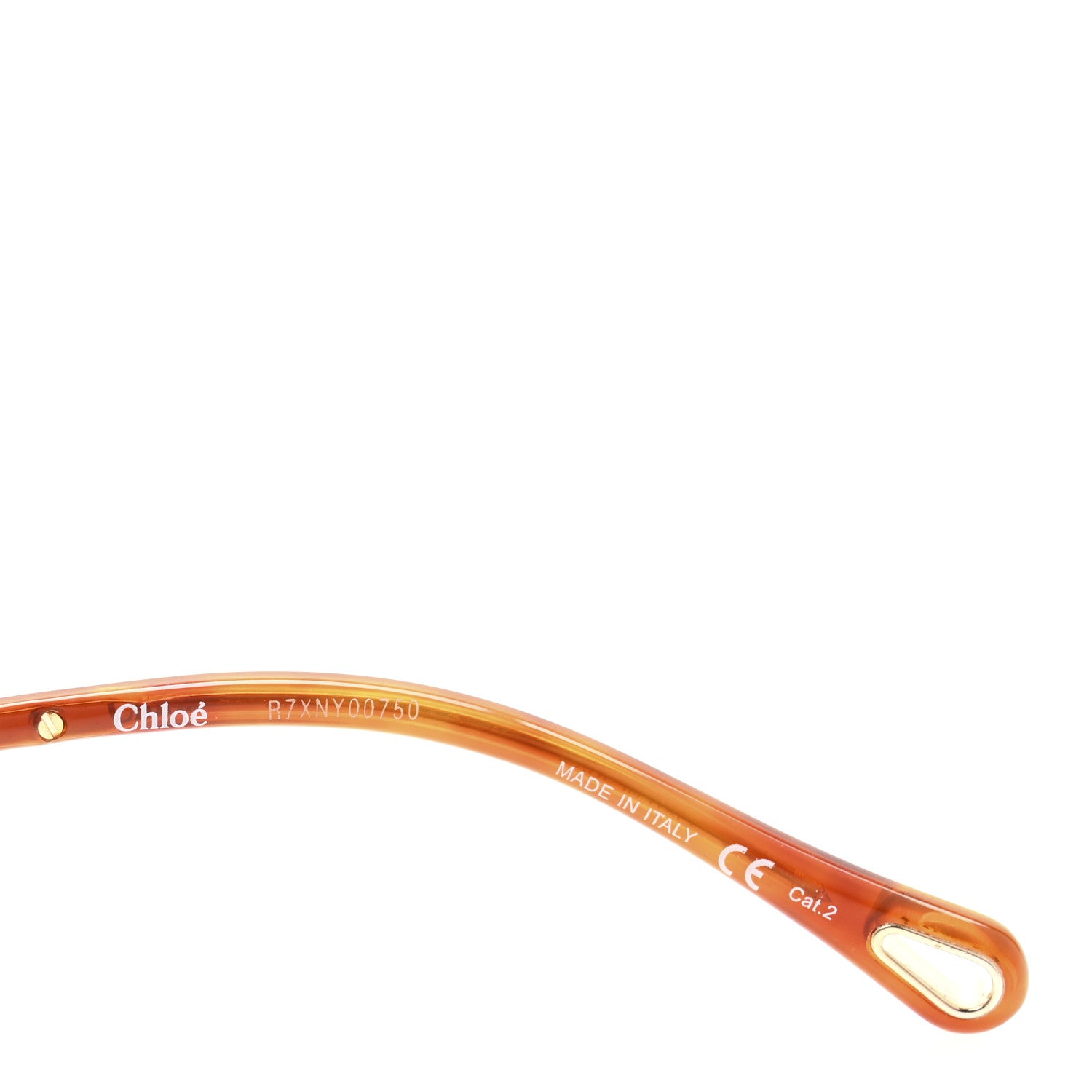 Chloe Metal Round Sunglasses CH0112S Gold Brown 5 of 7