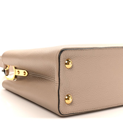 Louis Vuitton Taurillon Capucines PM Galet 8 of 9