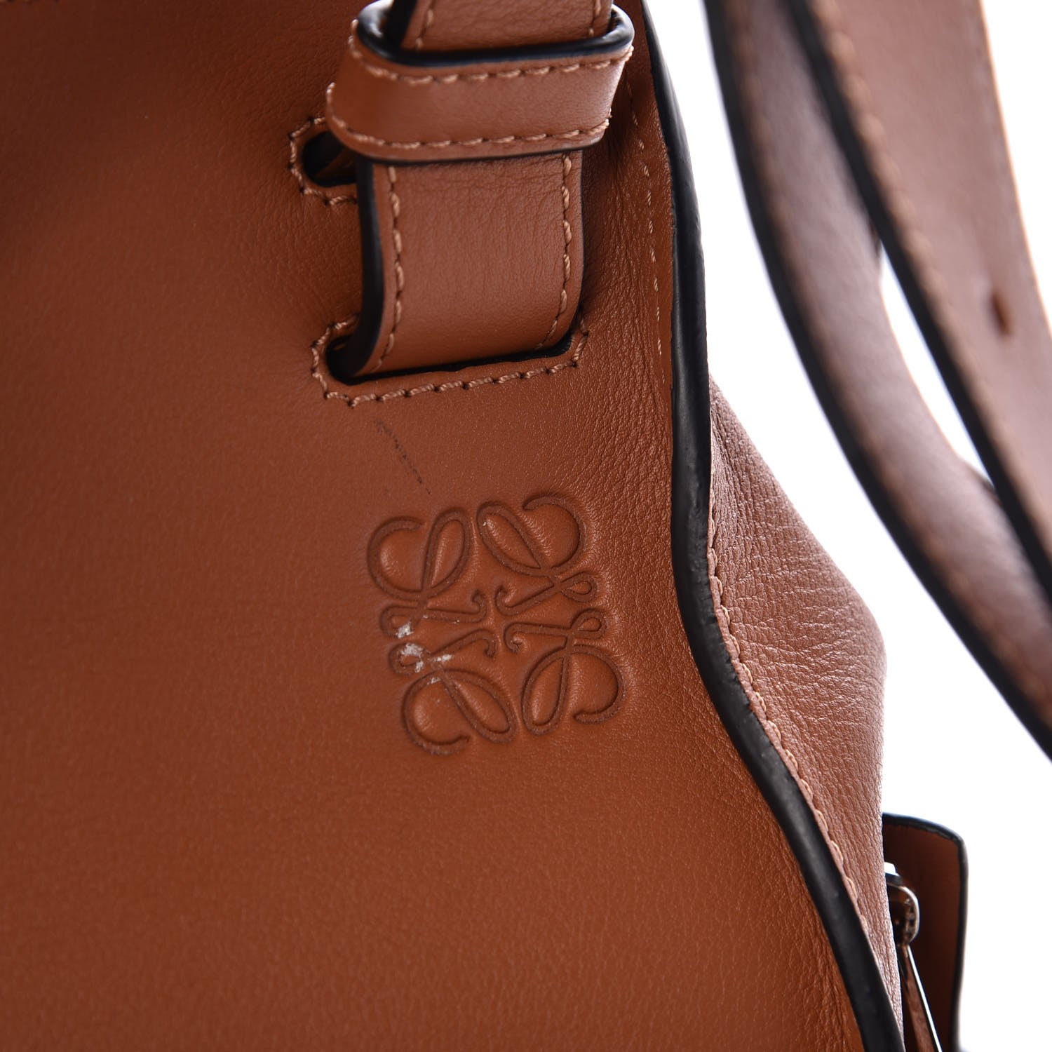 Loewe Calfskin Small Hammock Shoulder Bag Tan 8 of 9