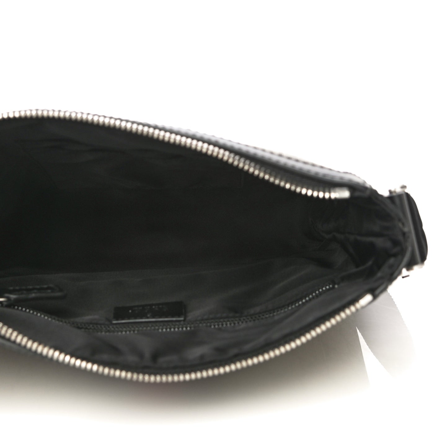 GG Supreme Monogram Web Messenger Bag Black