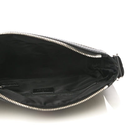 Gucci GG Supreme Monogram Web Messenger Bag Black 4 of 9