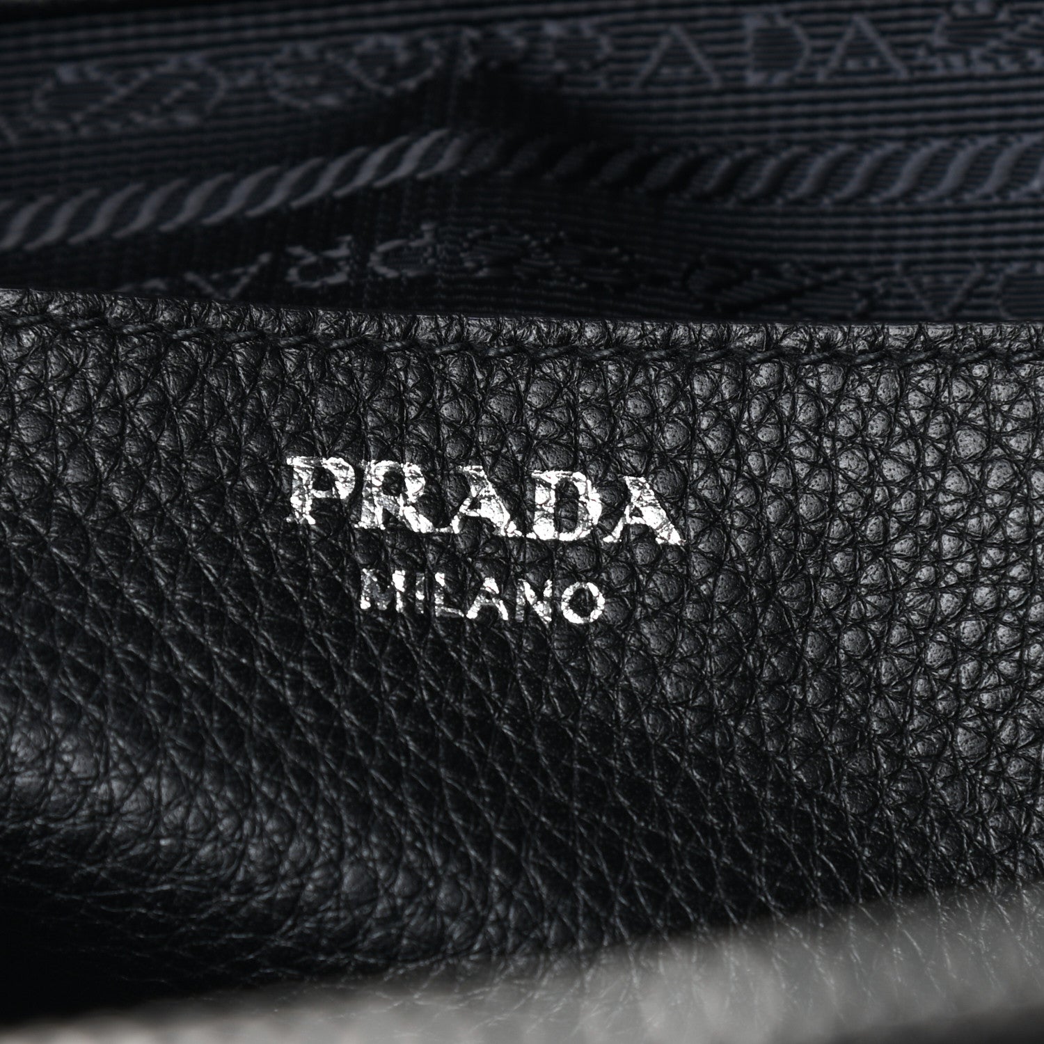 Prada Vitello Phenix Satchel Black 8 of 8