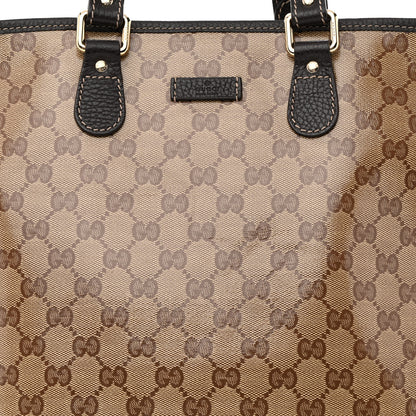 Gucci Crystal Monogram Joy Tote Dark Brown 8 of 10