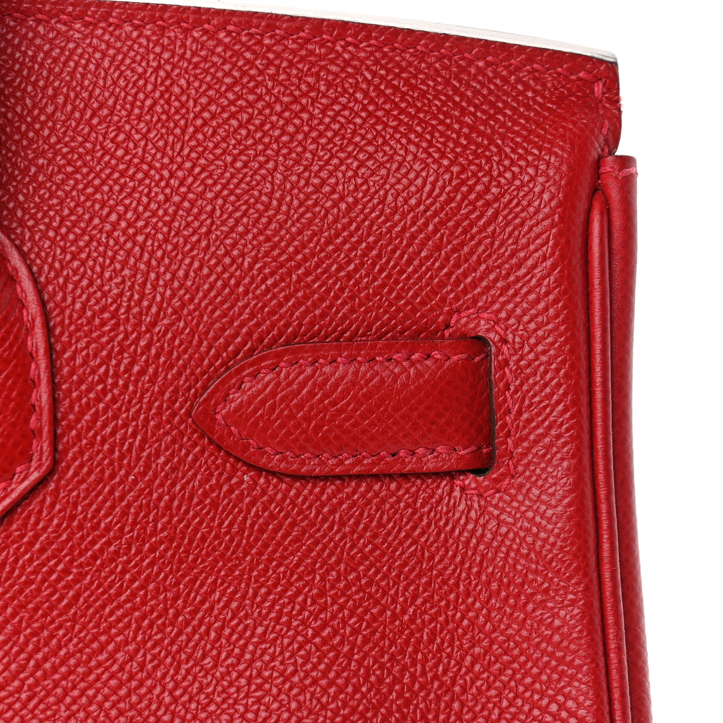 Epsom Birkin 30 Rouge Casaque