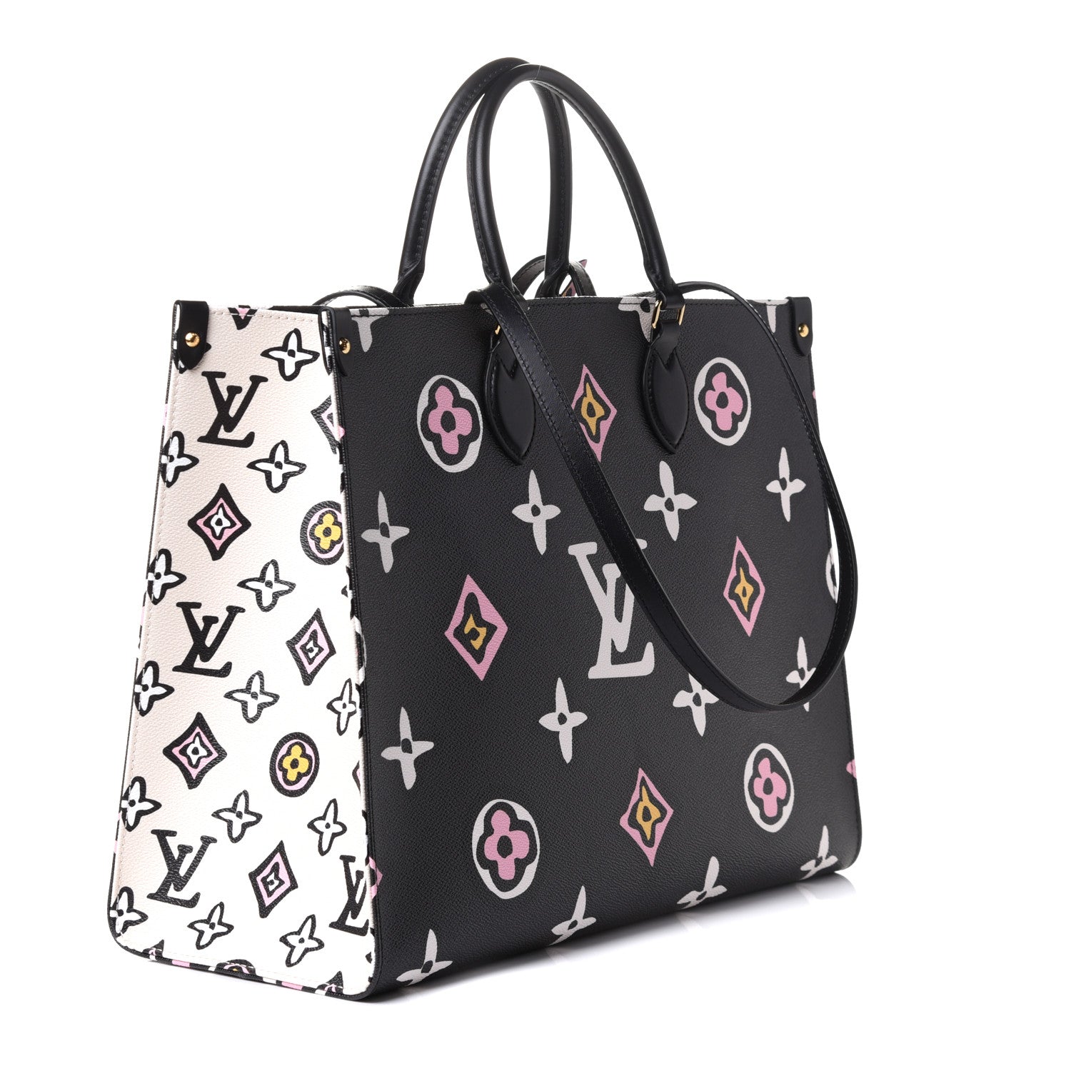 Louis Vuitton Monogram Giant Wild At Heart Onthego GM Black 2 of 10