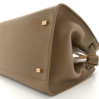 The Row Polished Saddle Calfskin Soft Margaux 12 Muschio 9 of 9