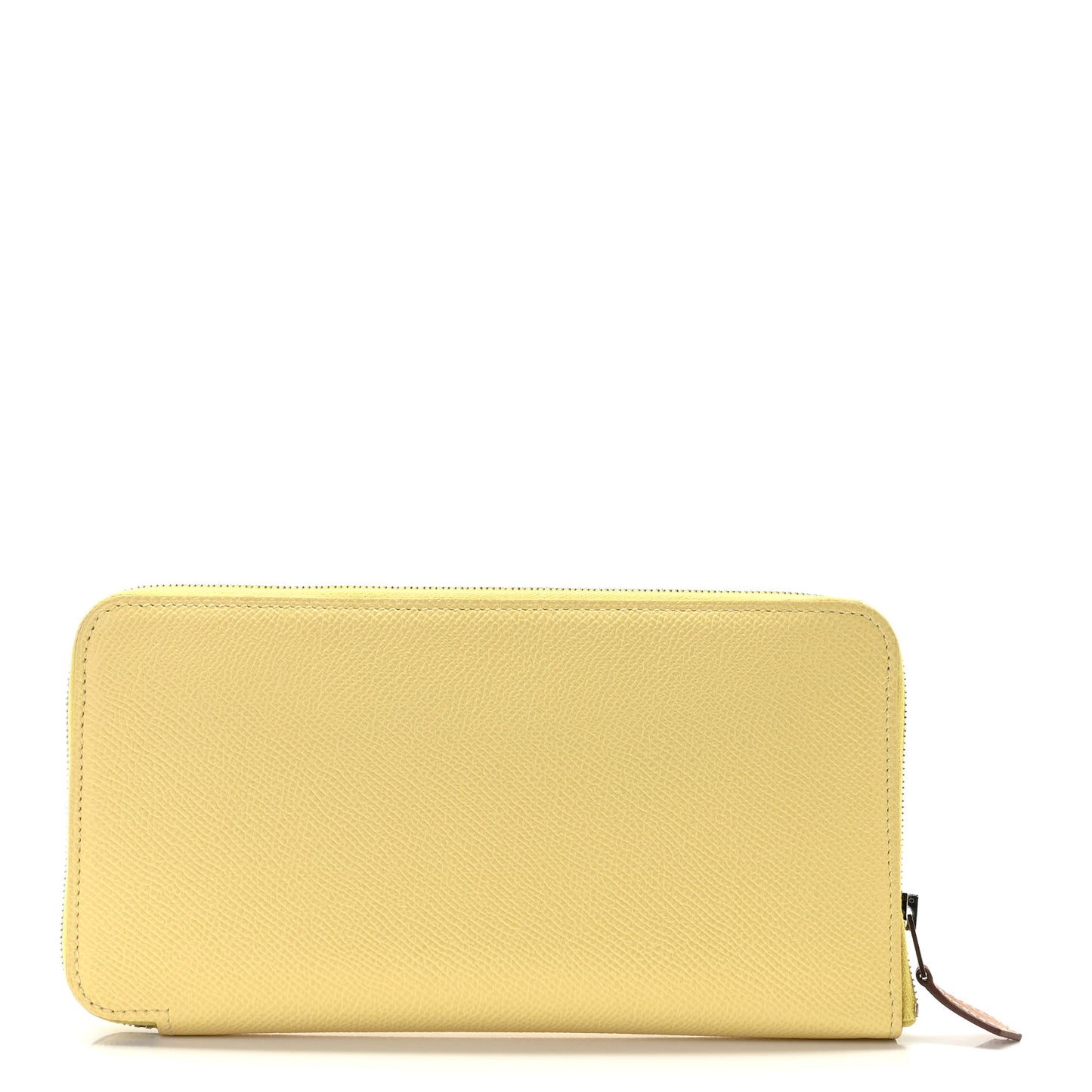 Epsom Silk'In Compact Wallet Jaune Poussin Nata
