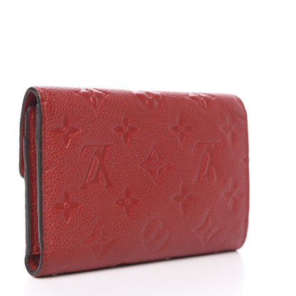 Louis Vuitton Empreinte Compact Curieuse Wallet Cherry 3 of 9