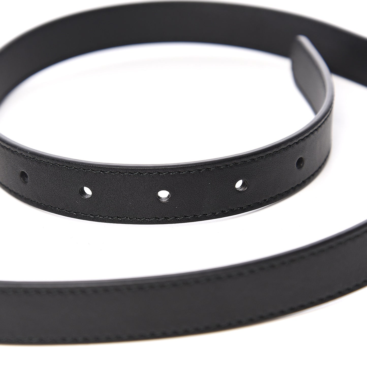 Calfskin Double G 20mm Belt 80 32 Black