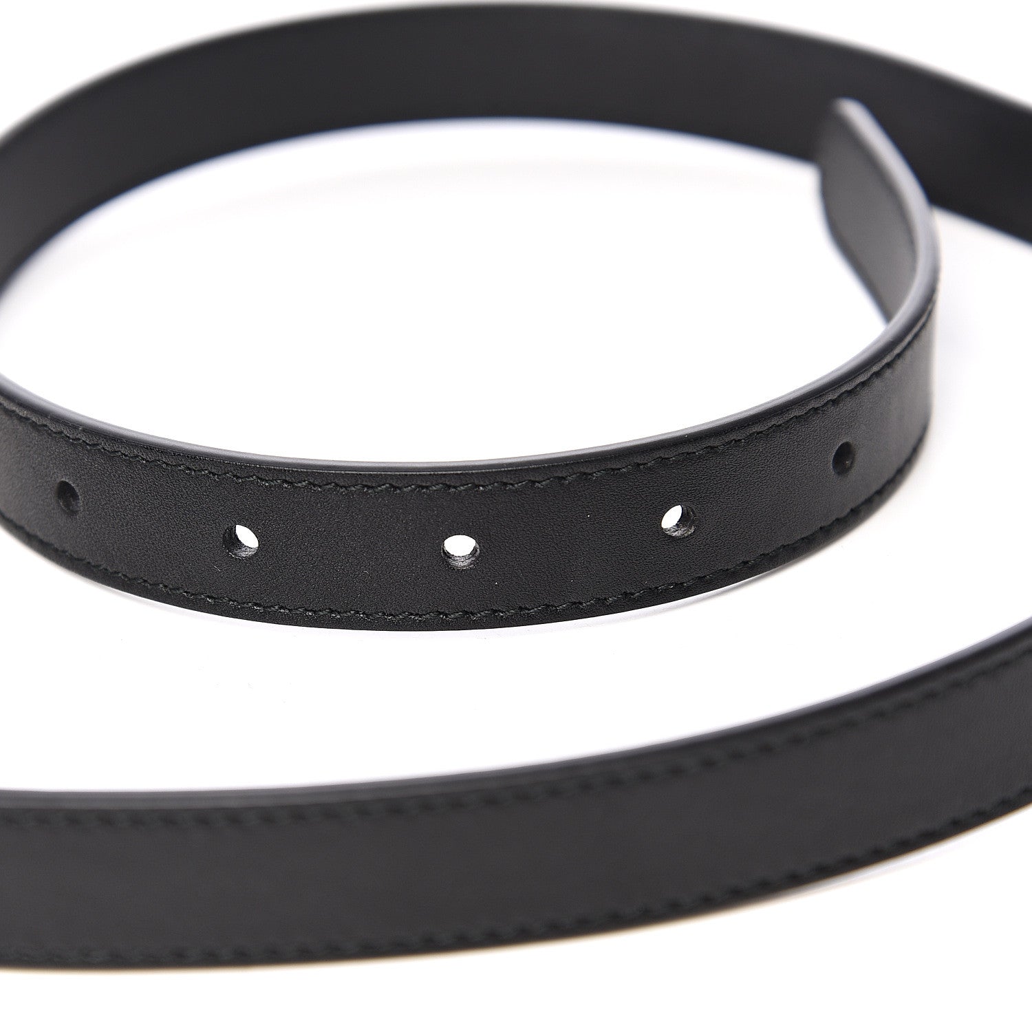 Gucci Calfskin Double G 20mm Belt 80 32 Black 4 of 5