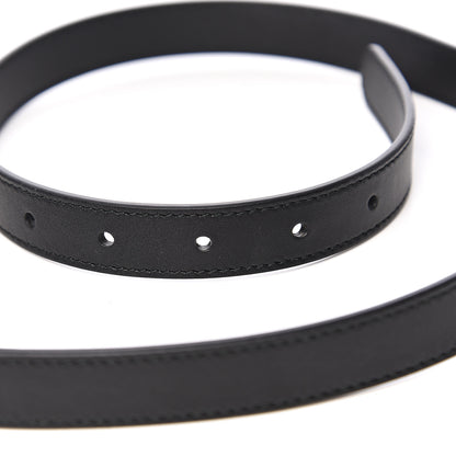 Gucci Calfskin Double G 20mm Belt 80 32 Black 4 of 5