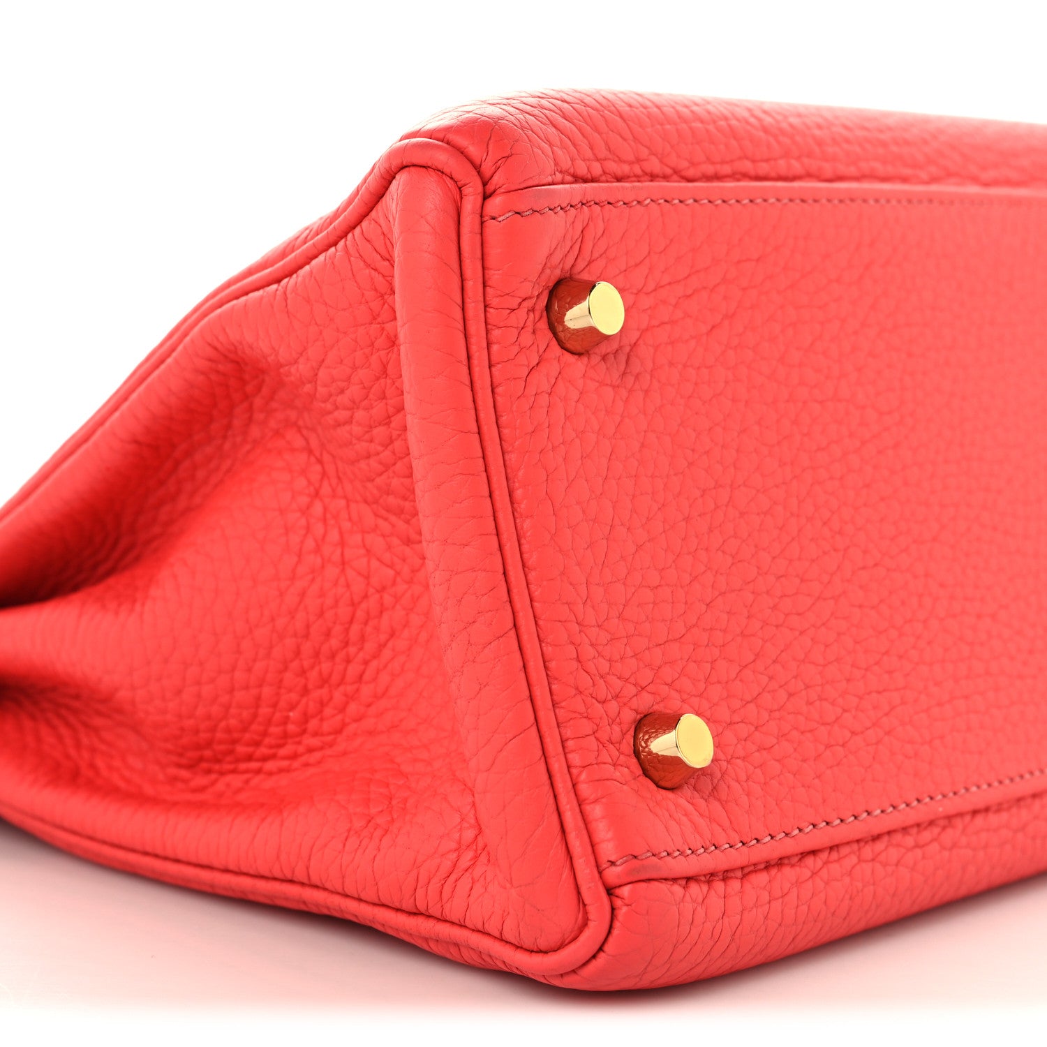 Hermes Togo Kelly Retourne 28 Rouge Pivoine 9 of 14
