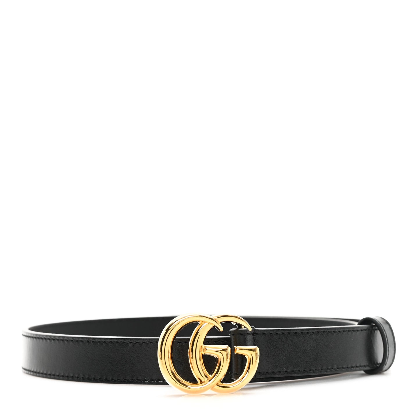Calfskin Double G 20mm Belt 65 26 Black