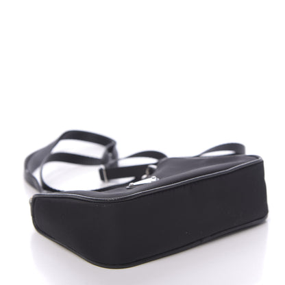 Prada Tessuto Nylon Mini Re-Edition 2000 Shoulder Bag Black 3 of 10