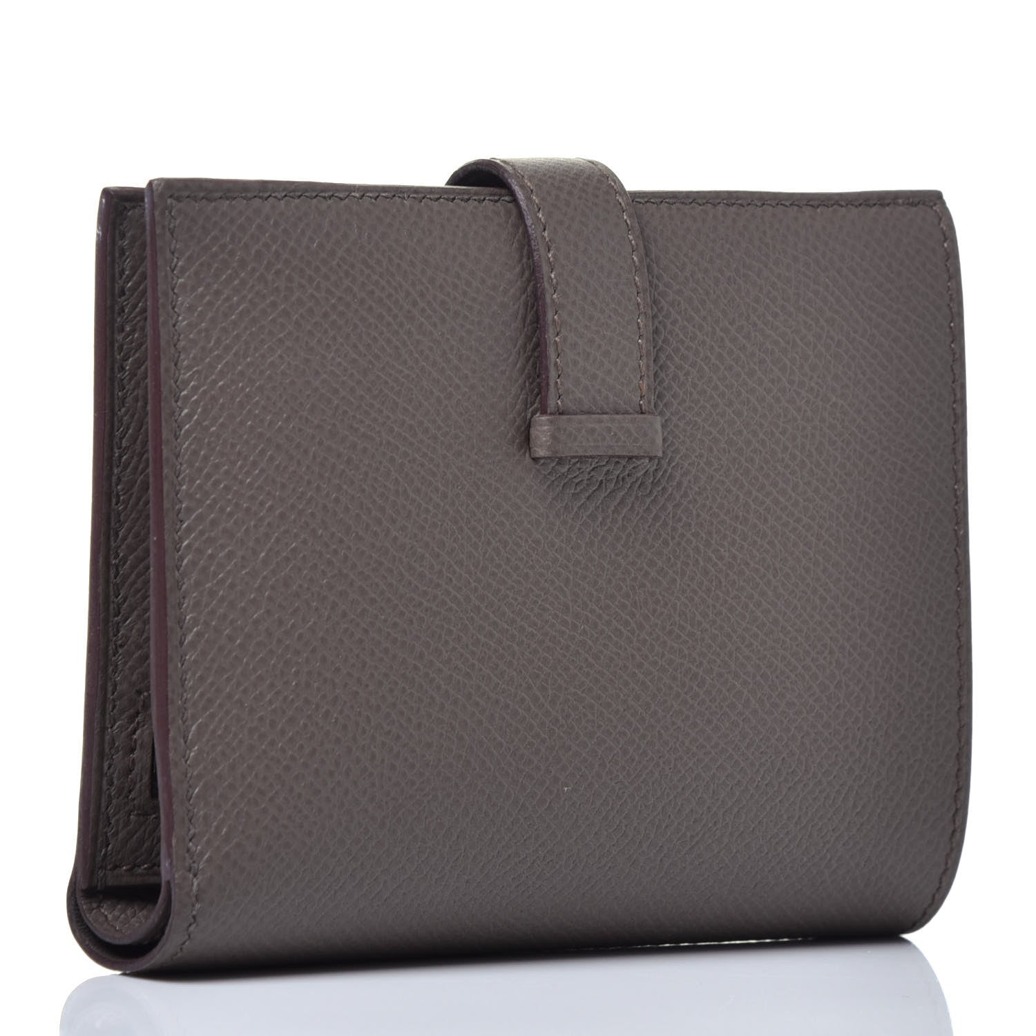 Hermes Epsom Bearn Compact Wallet Etain 3 of 7