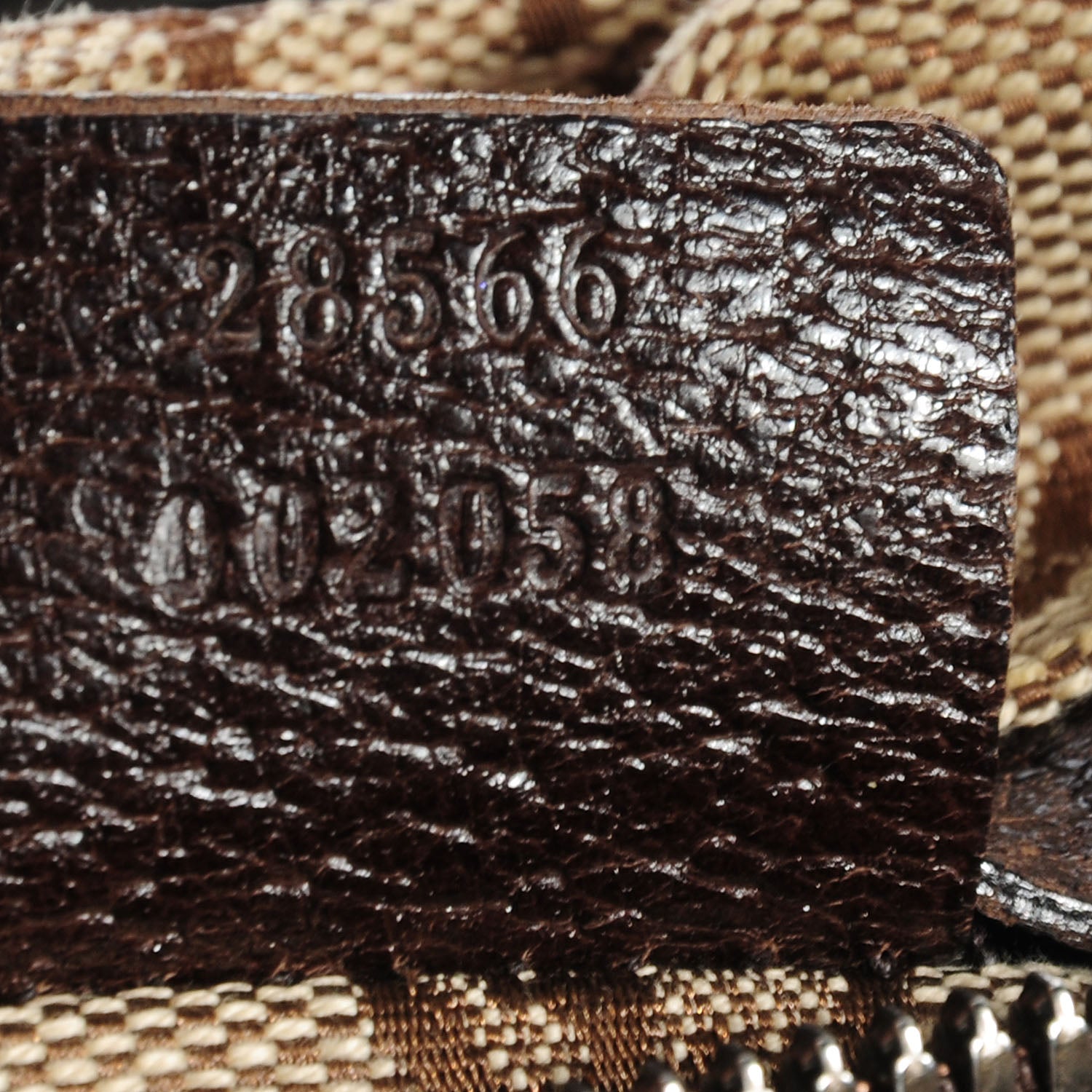 Gucci GG Monogram Double Pocket Belt Bag Dark Brown 8 of 10