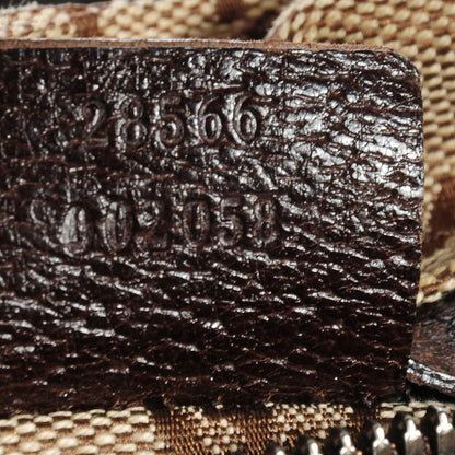 Gucci GG Monogram Double Pocket Belt Bag Dark Brown 8 of 10