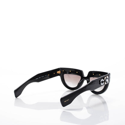 Prada Flower Poeme Sunglasses SPR26P Black 3 of 6